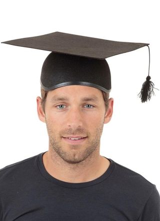 Graduation Mortar Board - V-Cut Cap